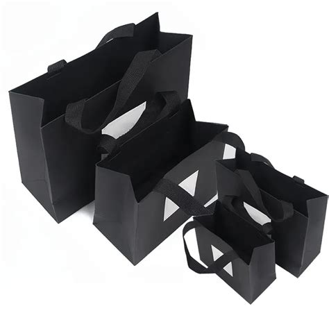 create perfume paper hand bag print unique logo supplies